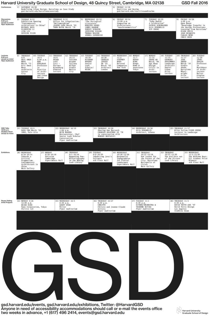 Harvard Gsd Events