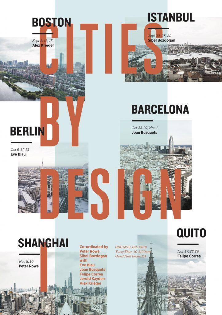 Cities By Design I, fall 2016