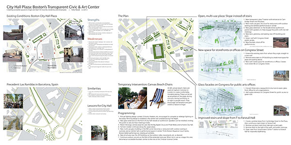 City Hall Plaza: Boston’s Transparent Civic & Art Center by Holly Masek (MUP '13)