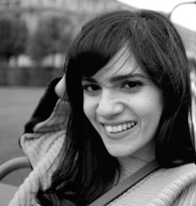 black and white headshot of Samaa Elimam