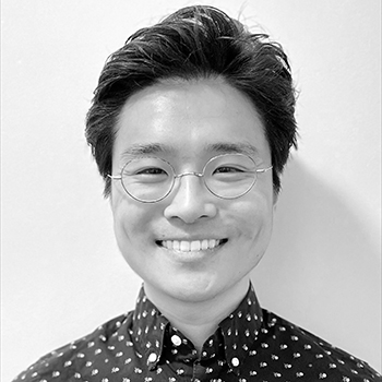 Black and White head shot of Min Yeo