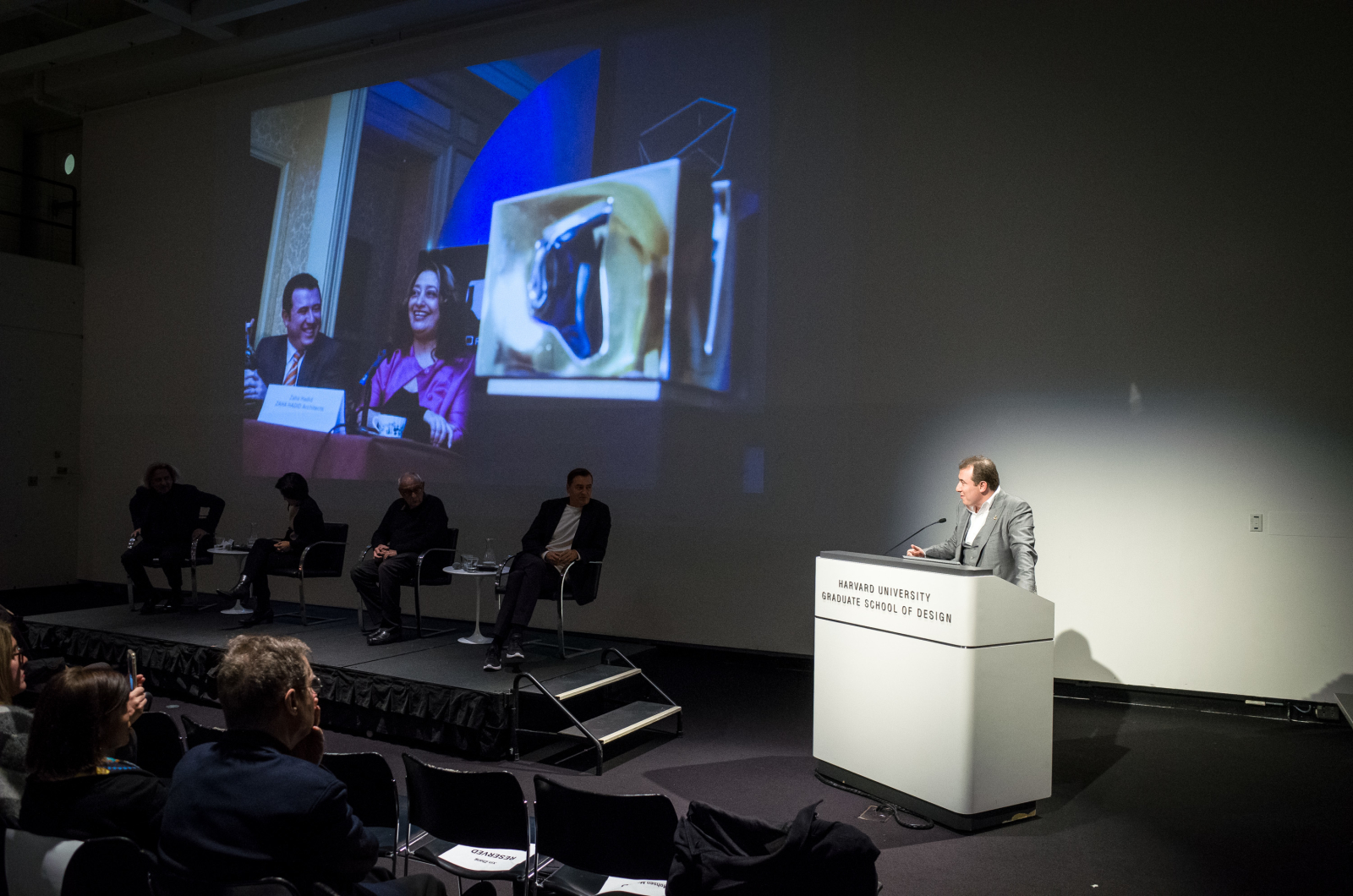 Image from Patrik Schumacher, Elia Zenghelis, Xin Zhang, “Zaha Hadid: A Celebration” event