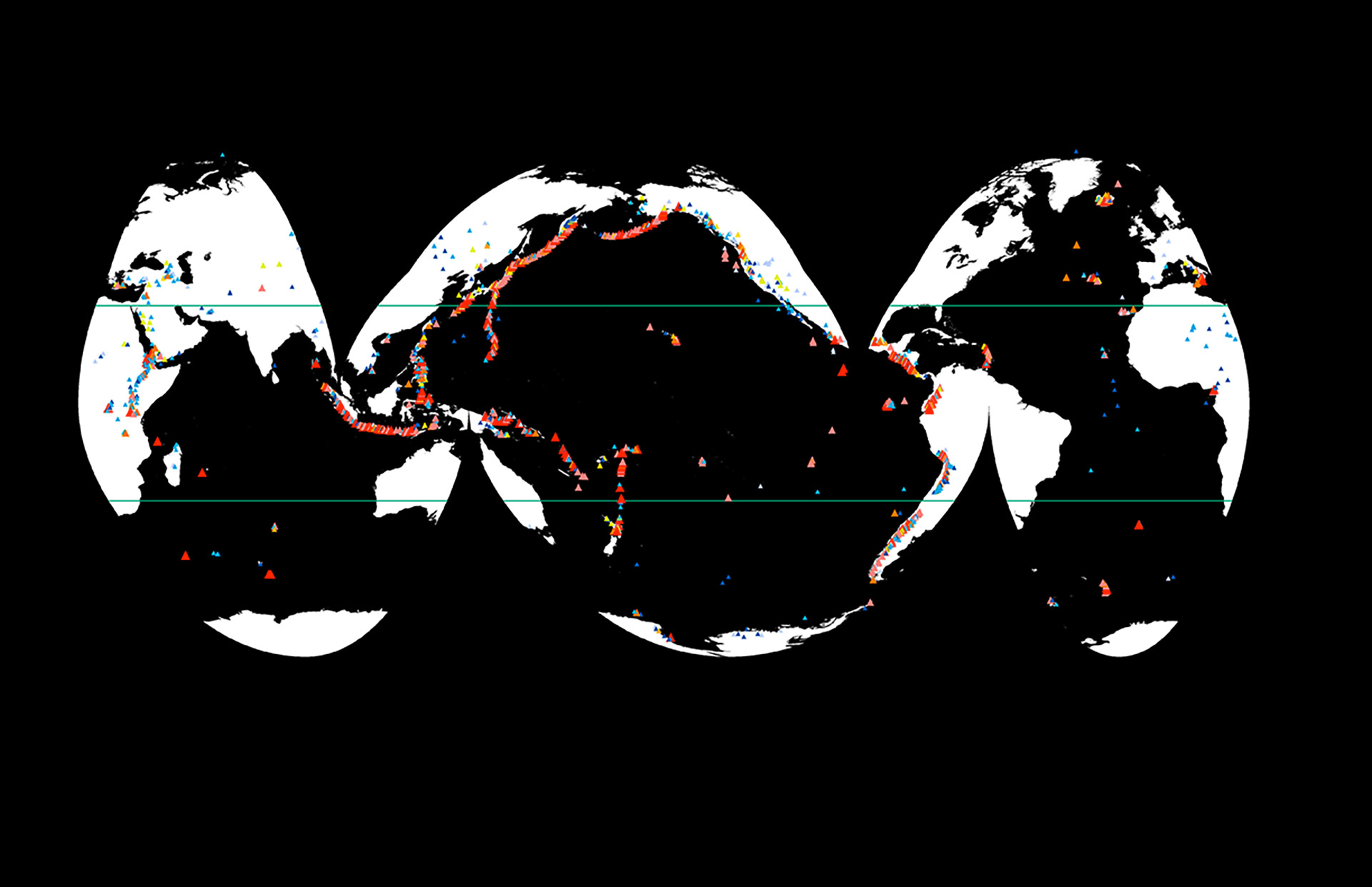 Ring of Fire, Subduction Zones, Tectonic Boundaries, and Tropical Volcanoes