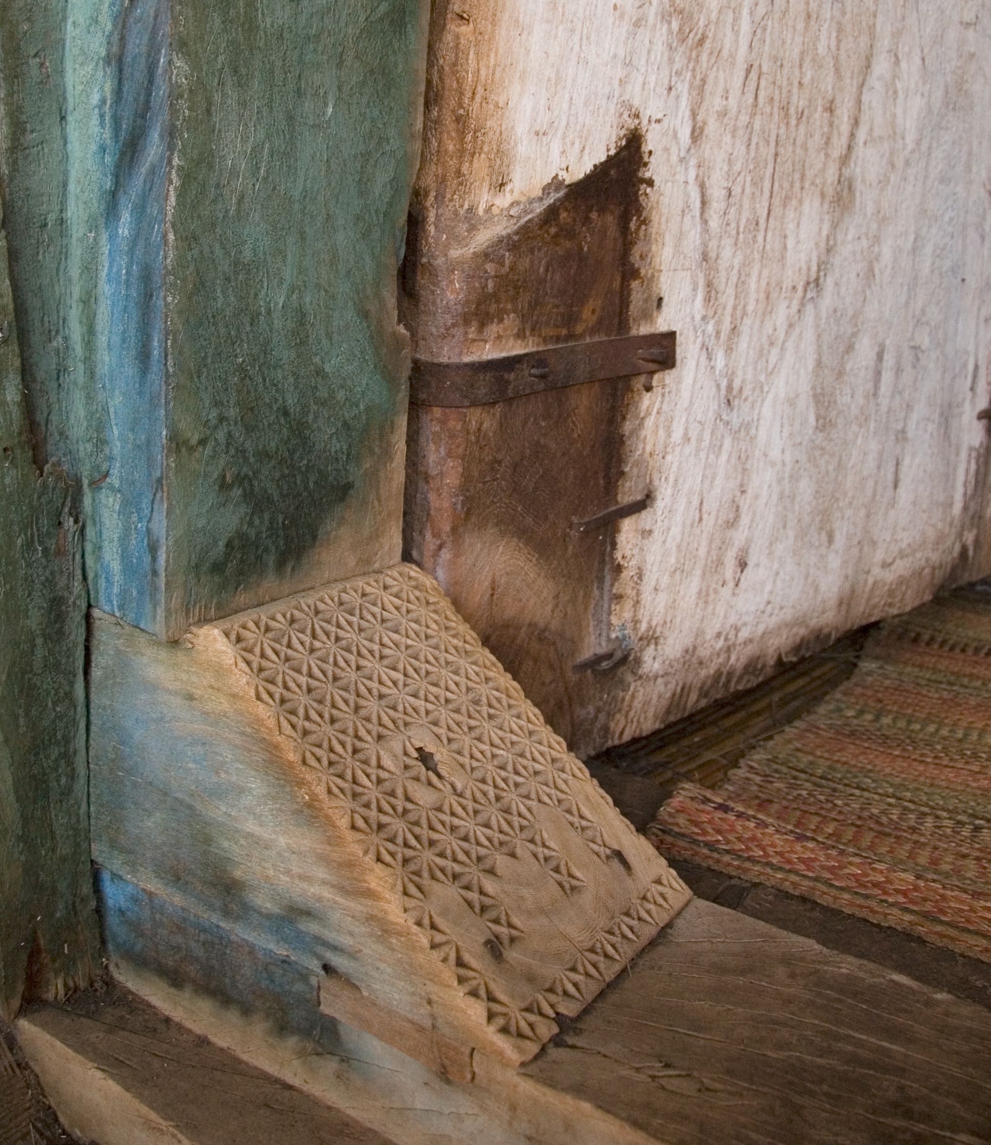 Threshold of the Church of Ura Kidane Mihret, Zeghie Peninsula, Lake Tana, Ethiopia