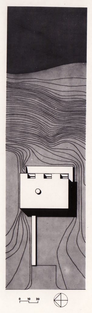 Site Plan, Cates House, Amagansett, NY, 1967