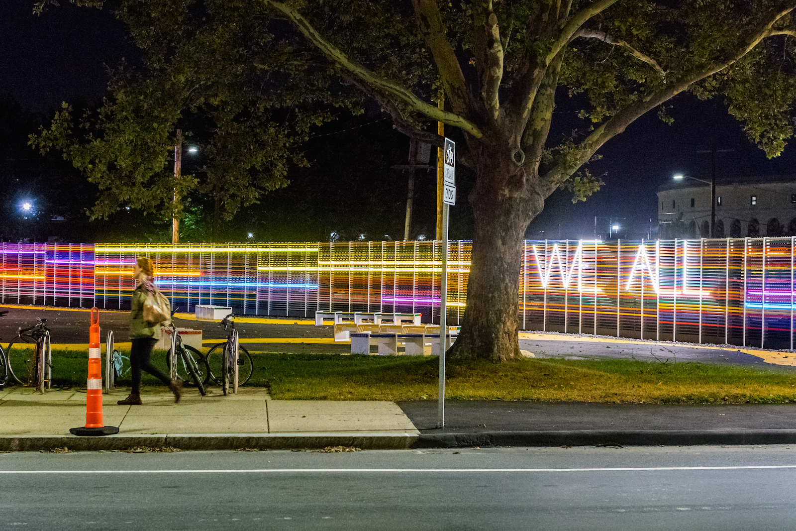 "WE ALL" opens in Allston. Photo by Justin Knight.