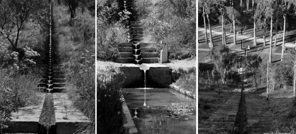 Teresa Moller stone waterfall at Casablanca II