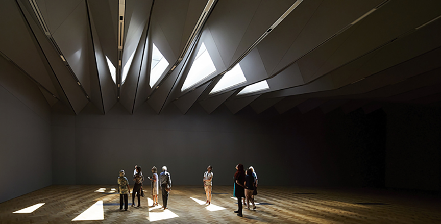 Victoria and Albert Museum's Blavatnik Hall, designed by Amanda Levete.