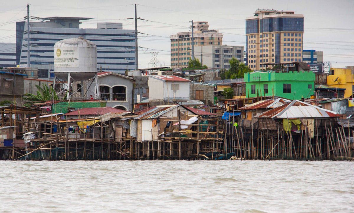 Informal settlements, Manila, Phillipines