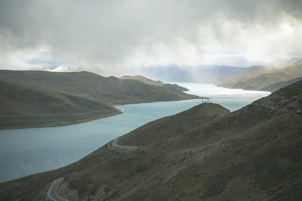 The first destination upon landing in Lhasa was this beautiful high altitude lake.