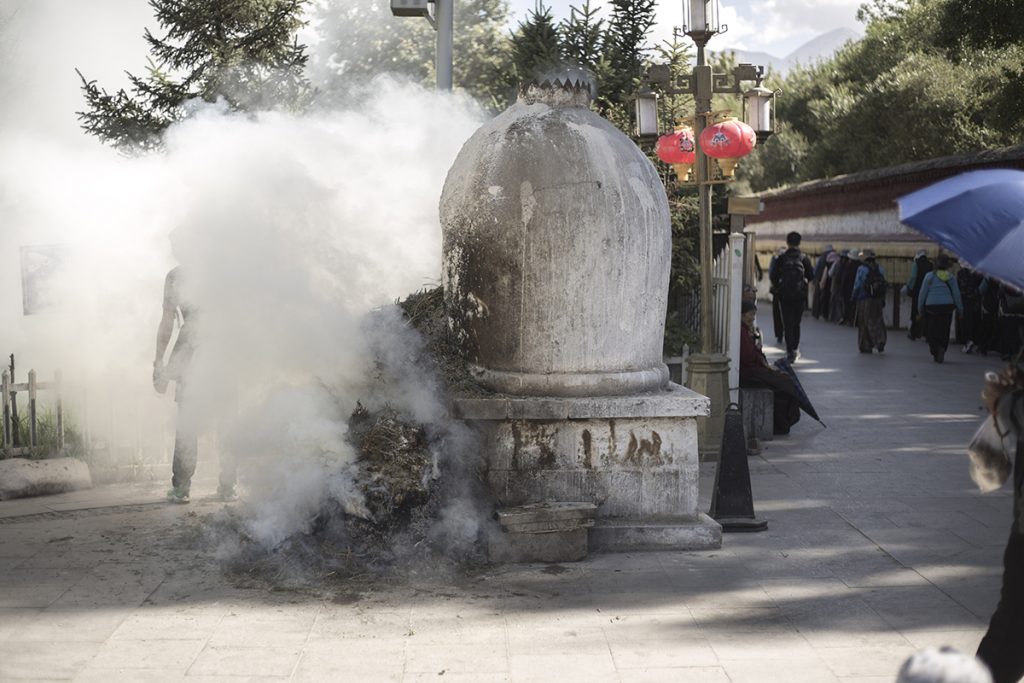 Incense at the Potala Palace.