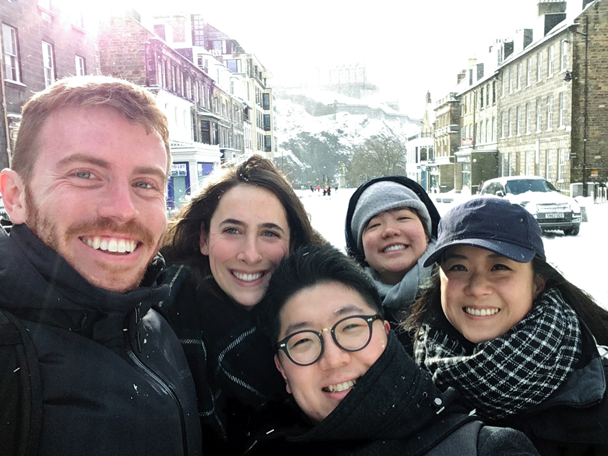 Harvard GSD Students (from L to R): Benjamin Hait, Christina Hefferan, Hyunsuk Yun, Chantine Akiyama, Carolyn Yi.