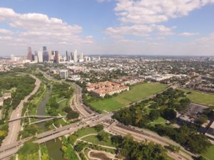 Space across from Buffalo Bayou Park will host the future Ismaili cultural center. (Courtesy Ismaili Council for U.S.)