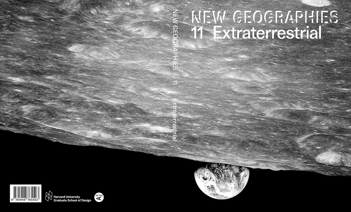 Book cover with image of the view of Earth from the moon's surface