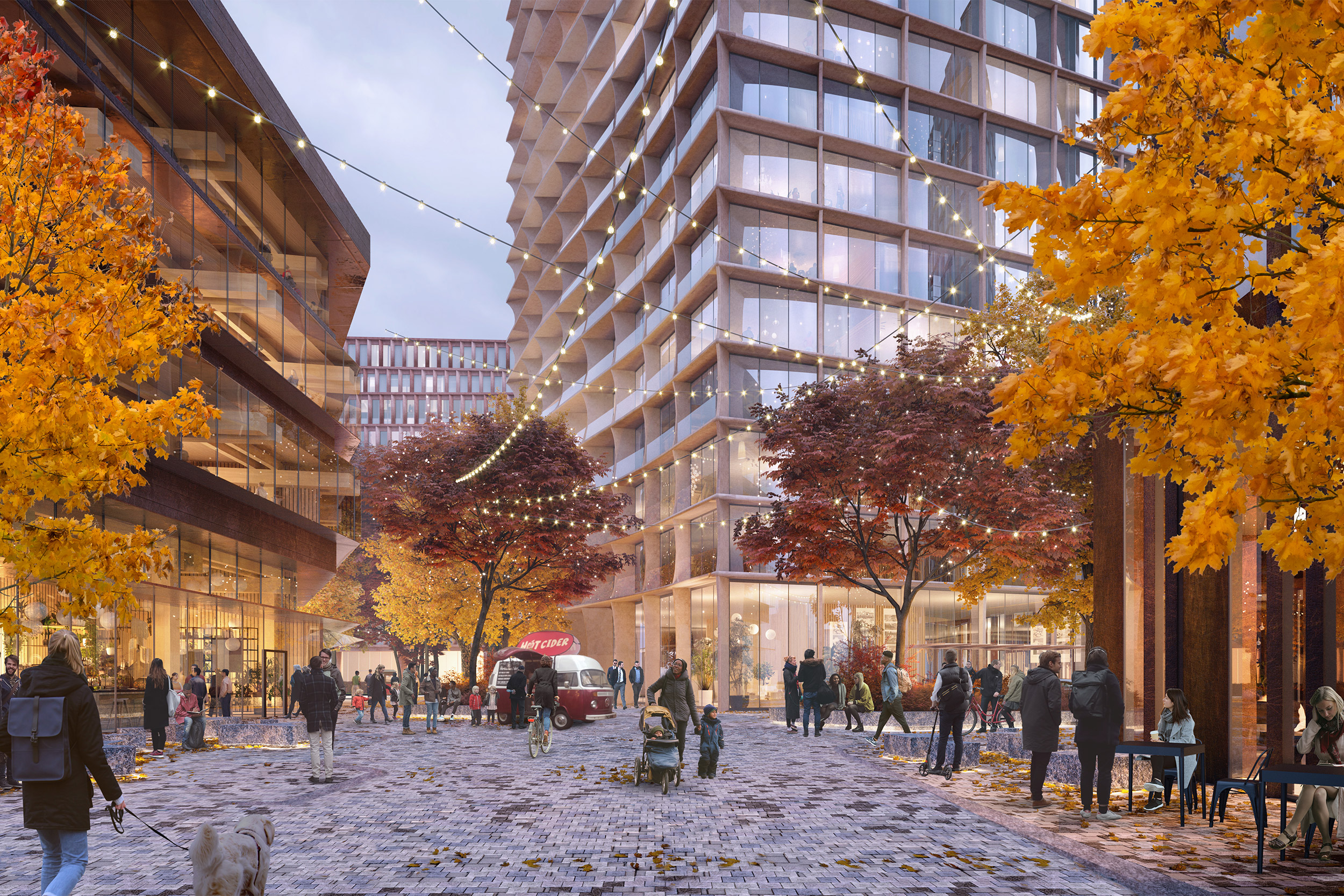 Rendering of the University's Enterprise Research Campus