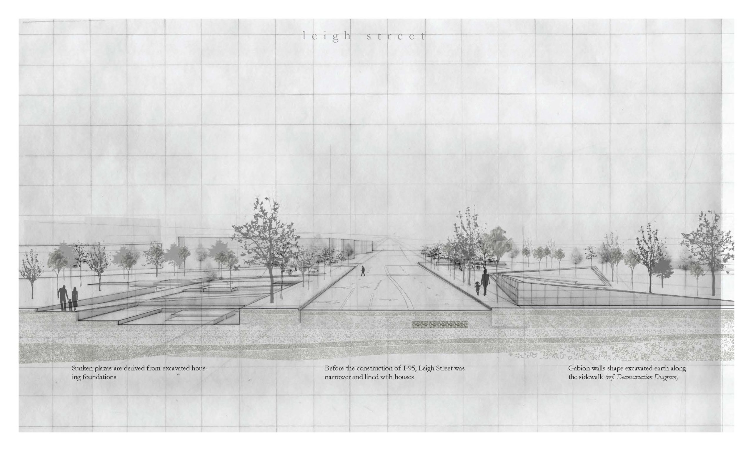 Leigh Street scaled drawing