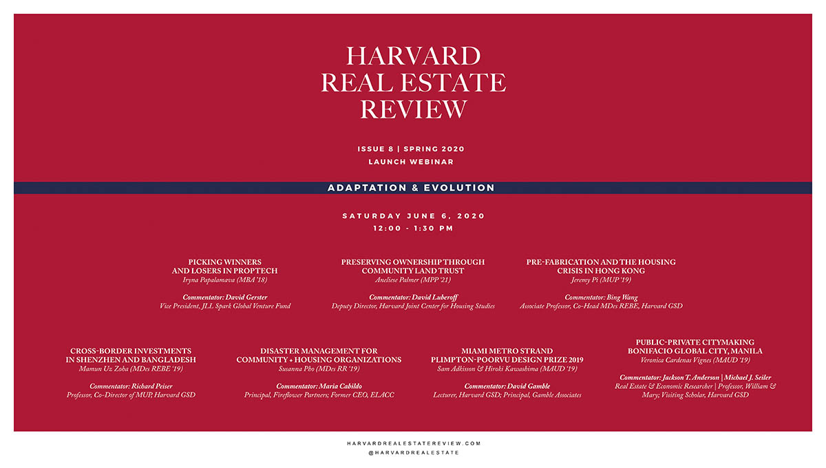 Blue and White text on a red background listing the event's discussion topics