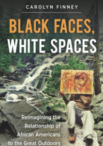 Photo of a cover of a book entitled black faces white spaces