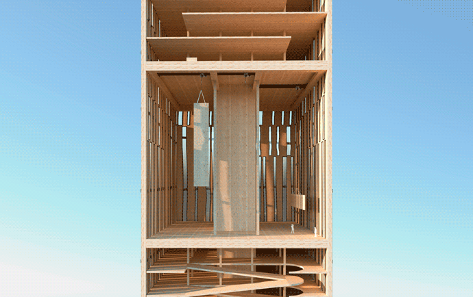 Section GIF of tower