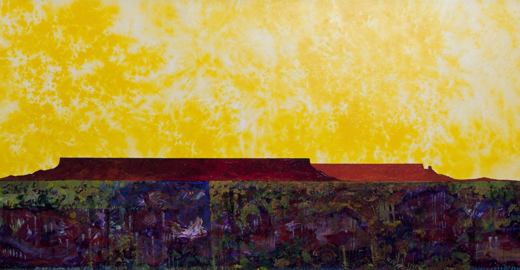 Image of Indigenous landscape painting
