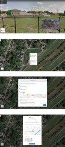 Screenshot of Google Maps pinpoint for the family homestead