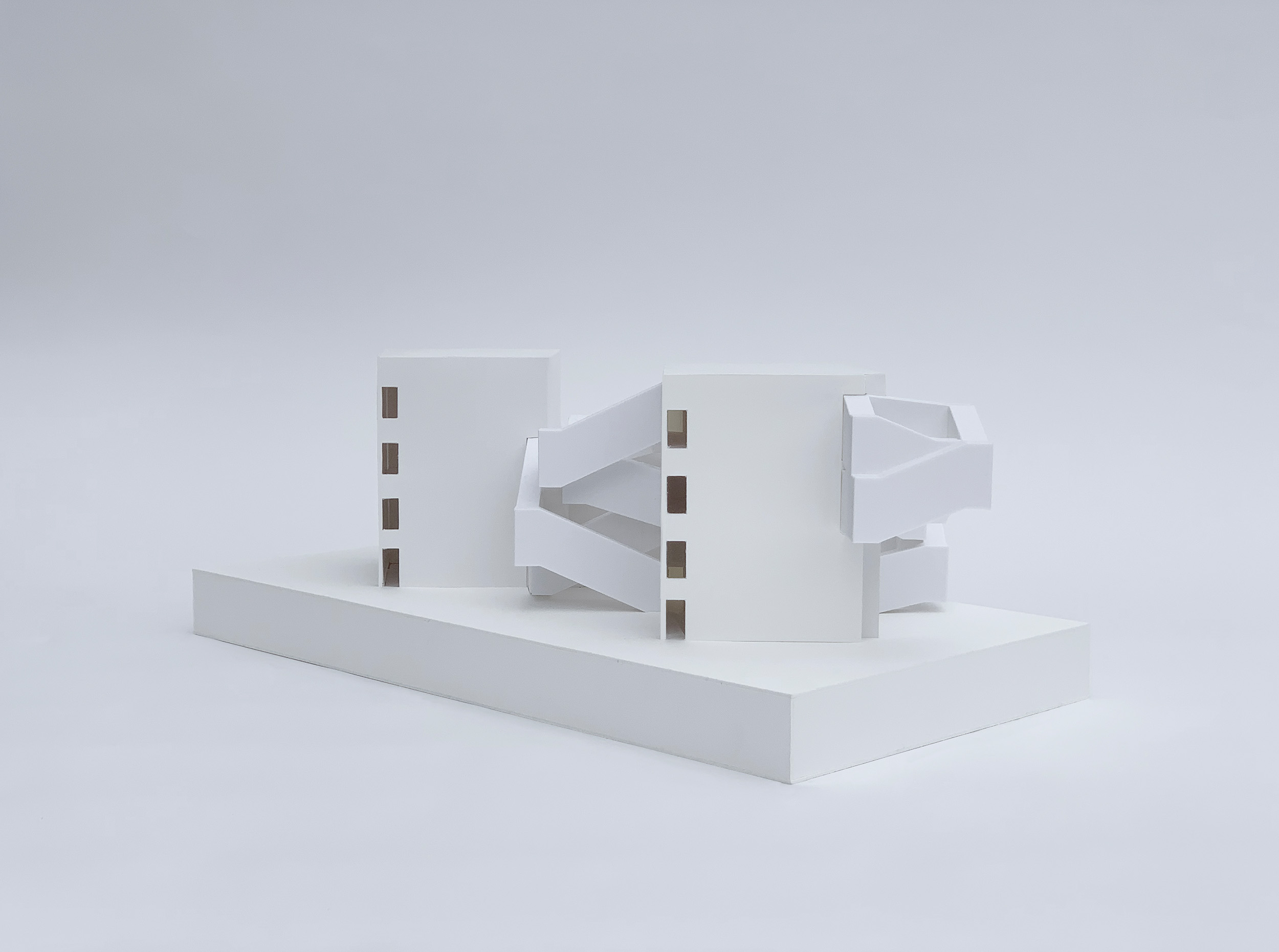 Image of model from corner