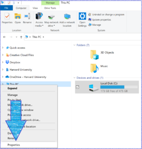 Right Click This PC and Choose Properties
