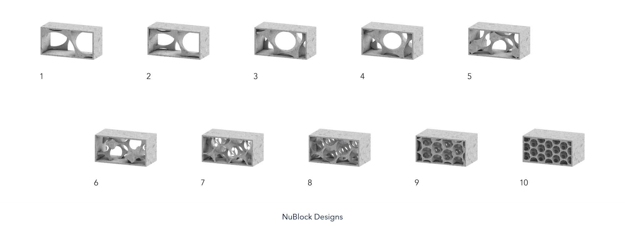 Different Types of NuBlock Designs