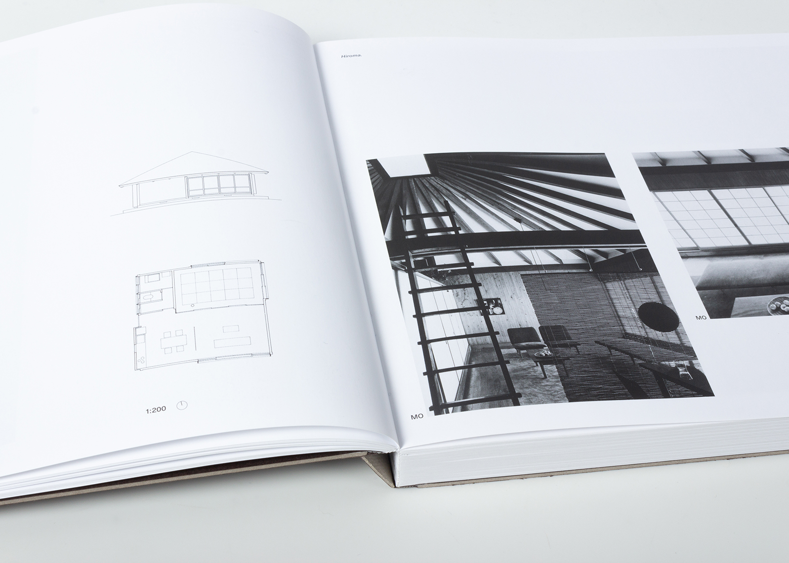 Interior of Kazuo Shinohara: Traversing the House and the City showing drawings and photographs