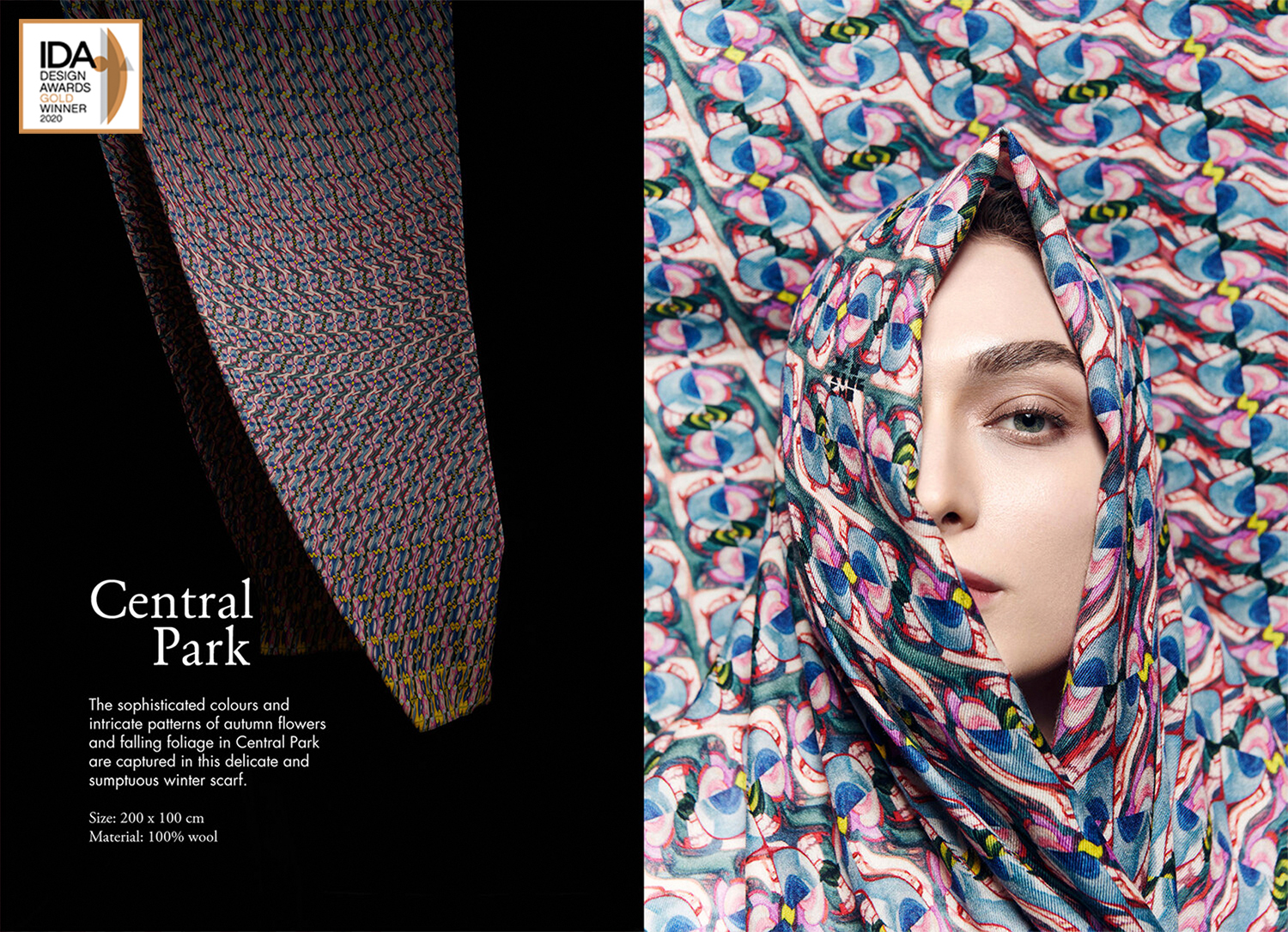 Central park scarf designed by Yen-Ting Cho