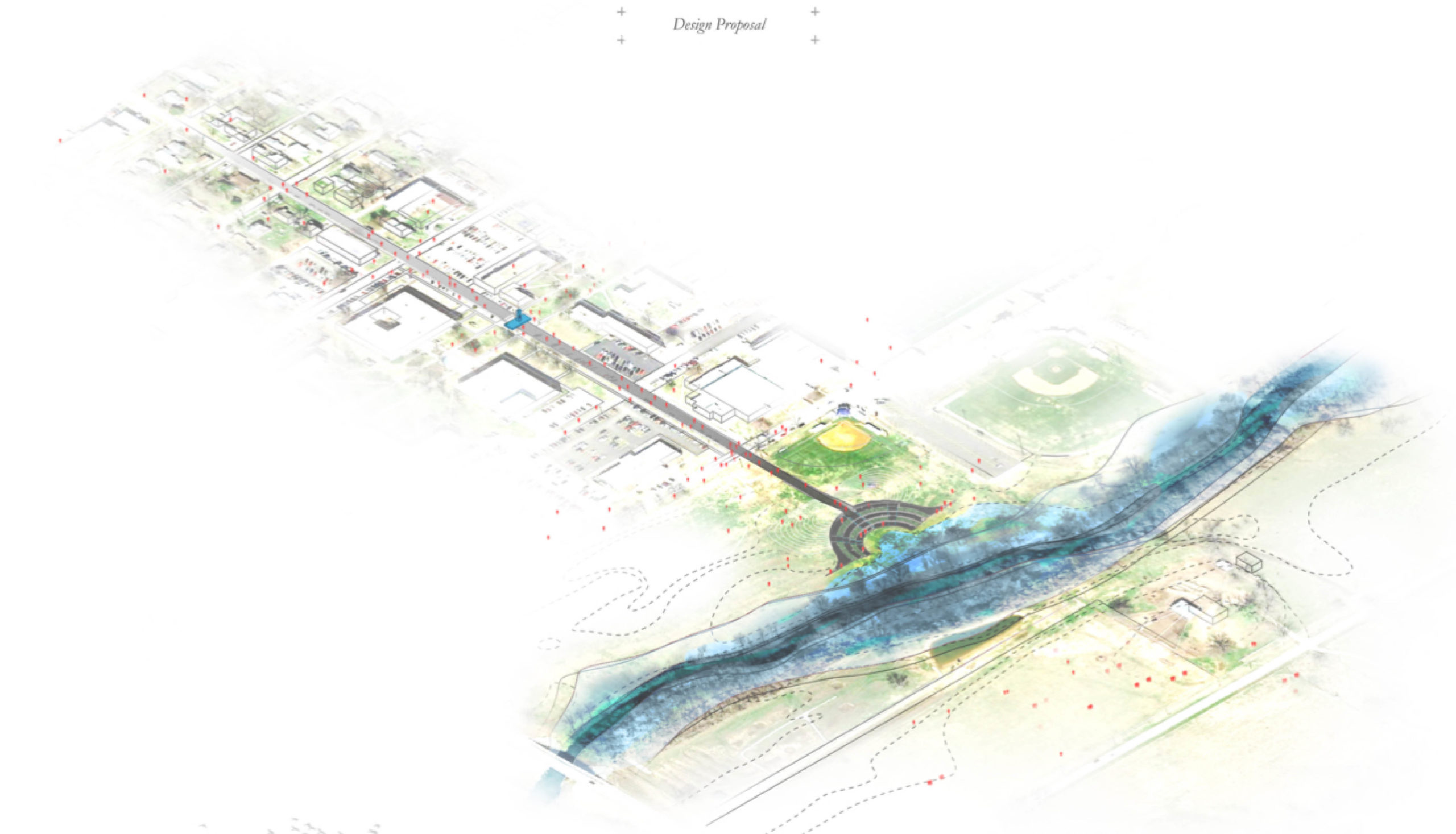 Final proposal by Hao Holly Wang for the Option Studio Tar Creek Remade