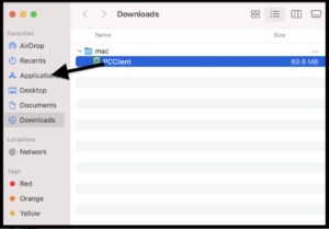 Copy the app into your applications folder
