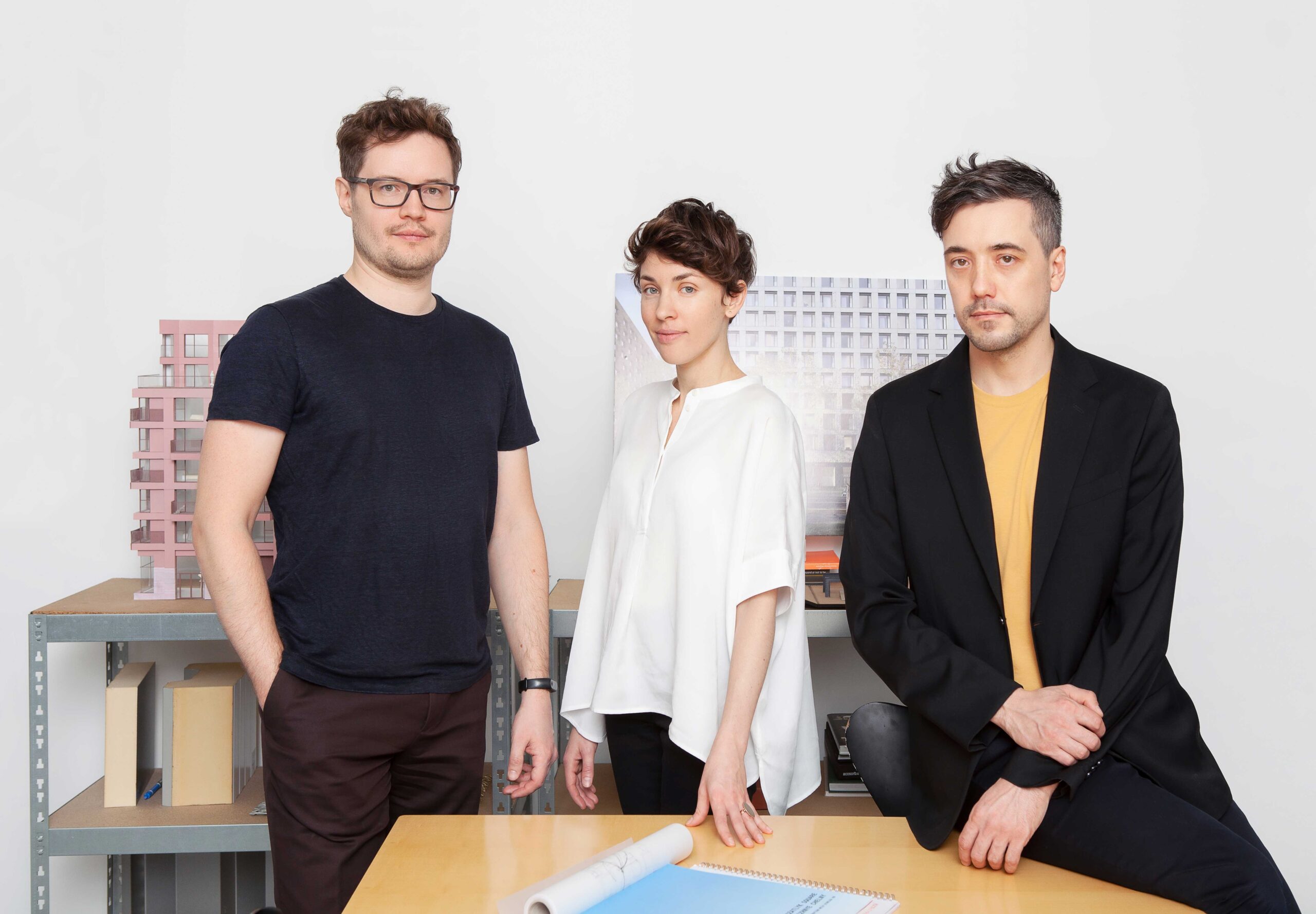 Image of three partners at DROM