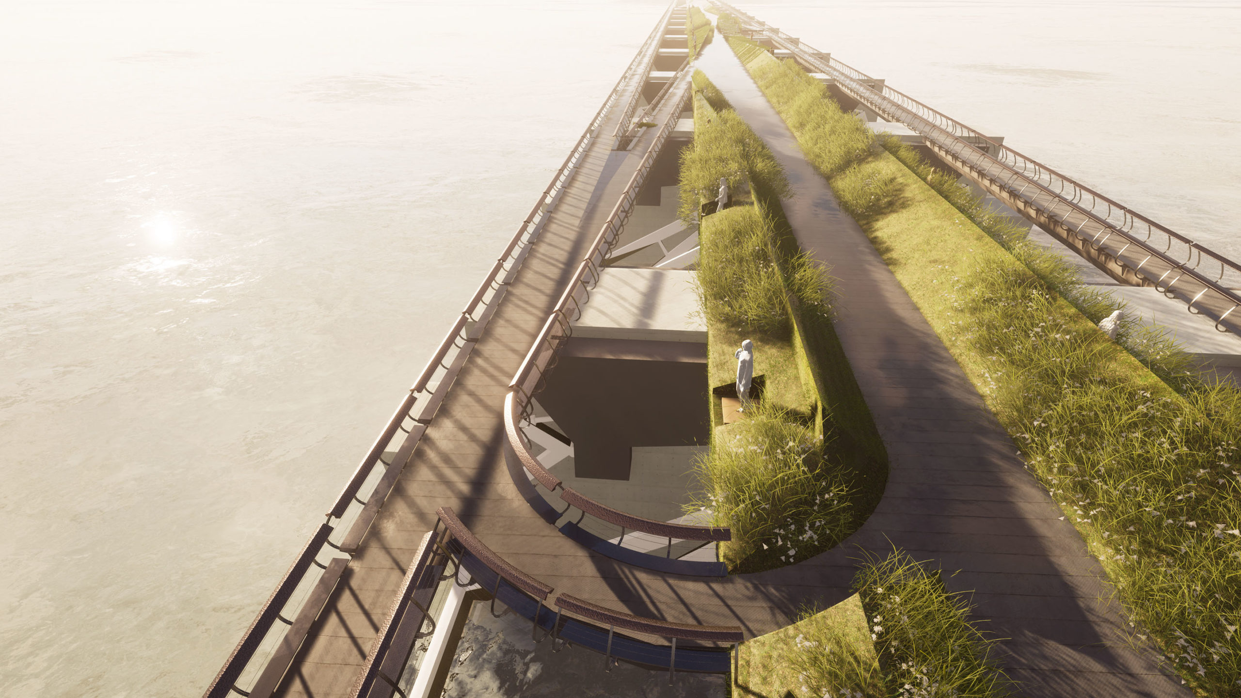 Rendering of the bridge.