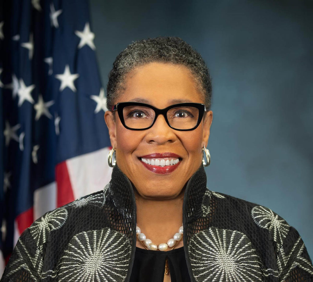 Headshot of Marcia Fudge.