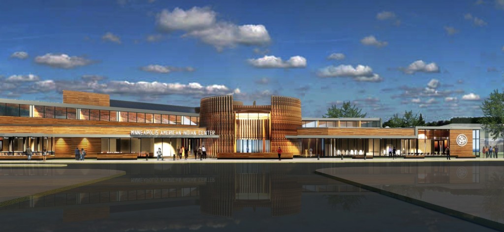Front Rendering of Minneapolis American Indian Center
