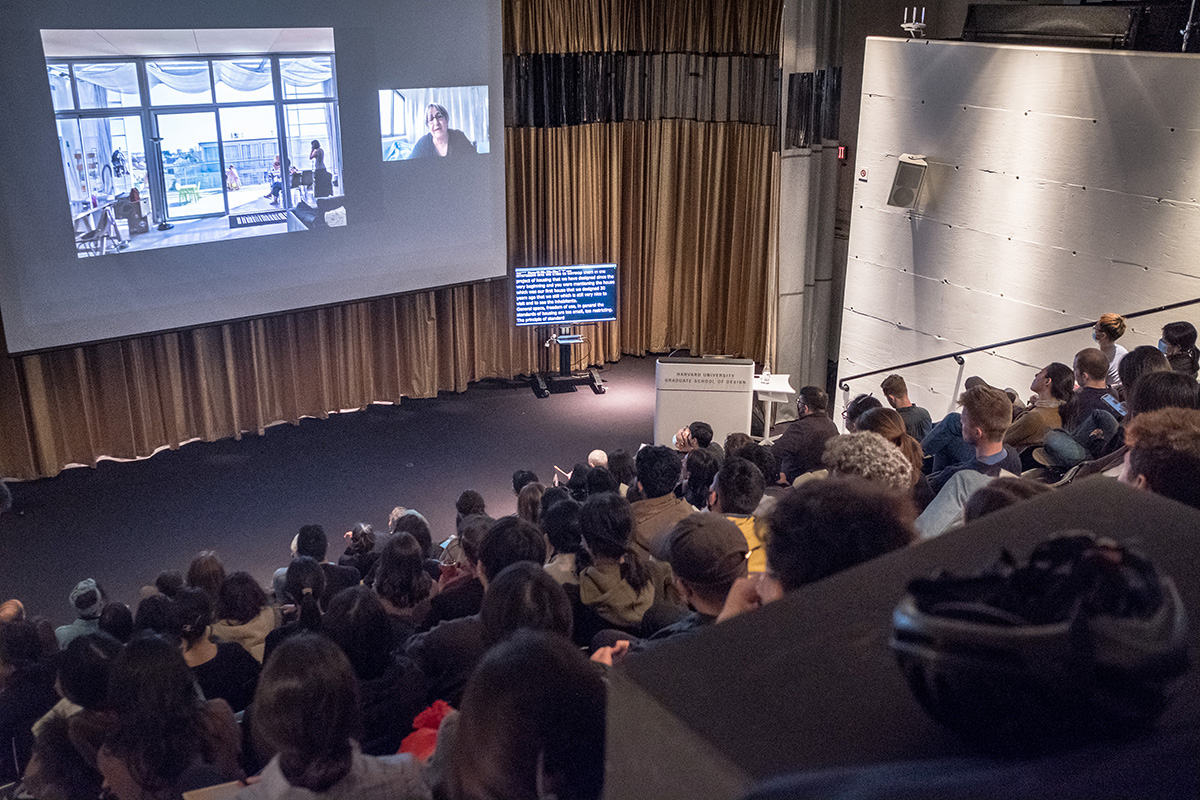 Anne Lacaton lecture in GSD