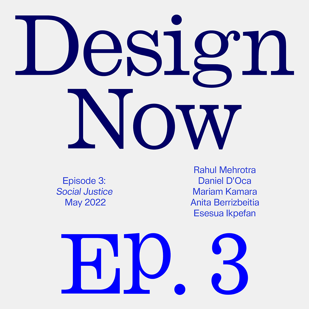 Design Now Episode 3 Social Justice Logo