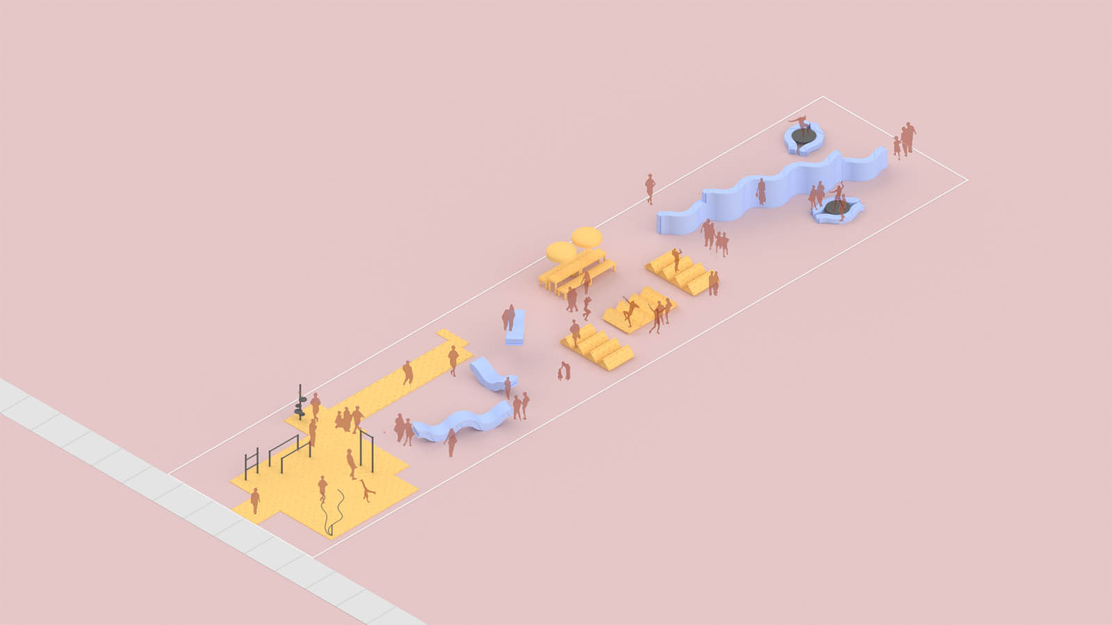 visualization of a playground