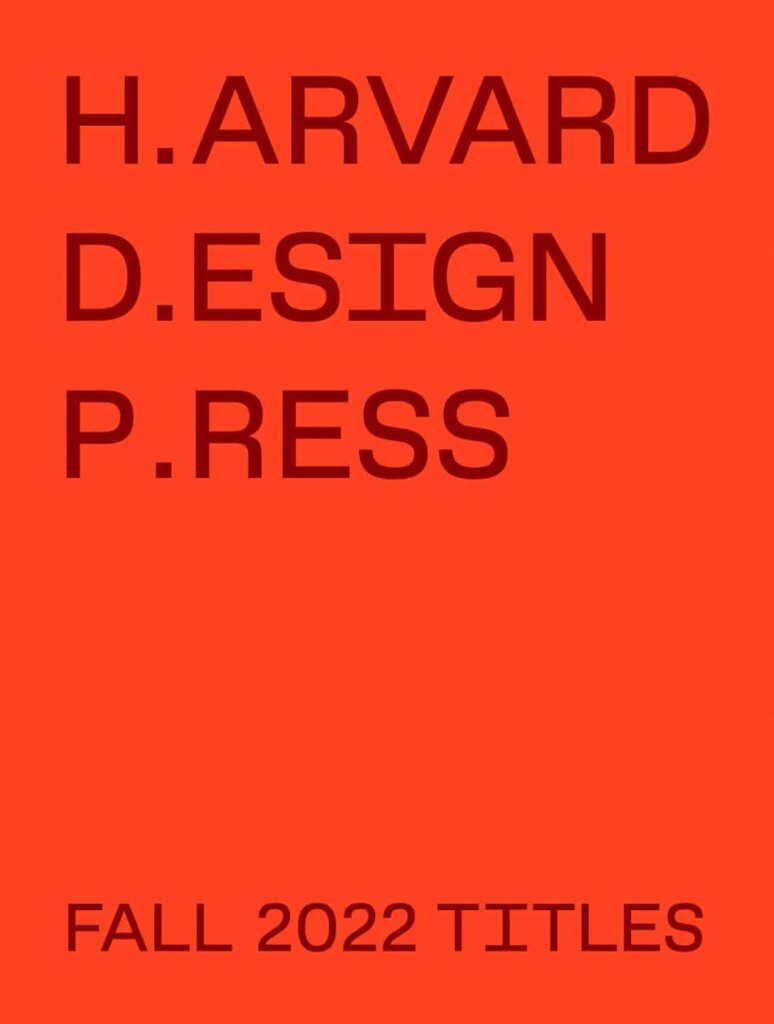 Havard Design Press F22