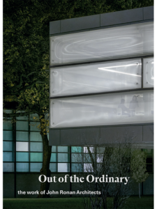 image of book cover featuring a white cantilevered building