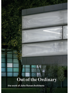 image of book cover featuring a white cantilevered building