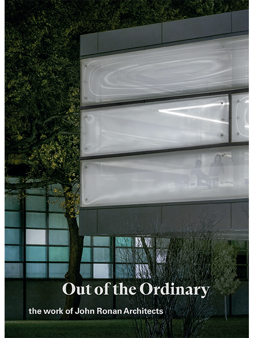image of book cover featuring a white cantilevered building