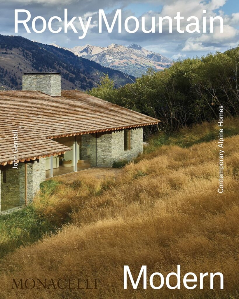 Book cover of a house with mountains in the background