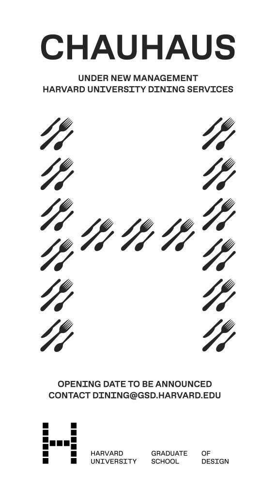 ChauHaus cafe Poster