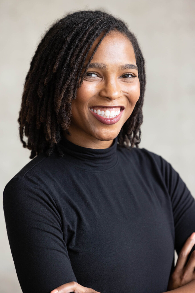 Headshot of African American female smiling at the camera