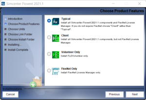 Choose Typical Installation
