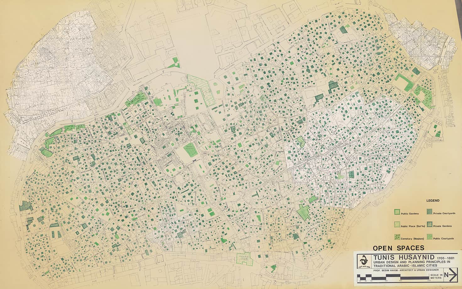 Map of Tunis