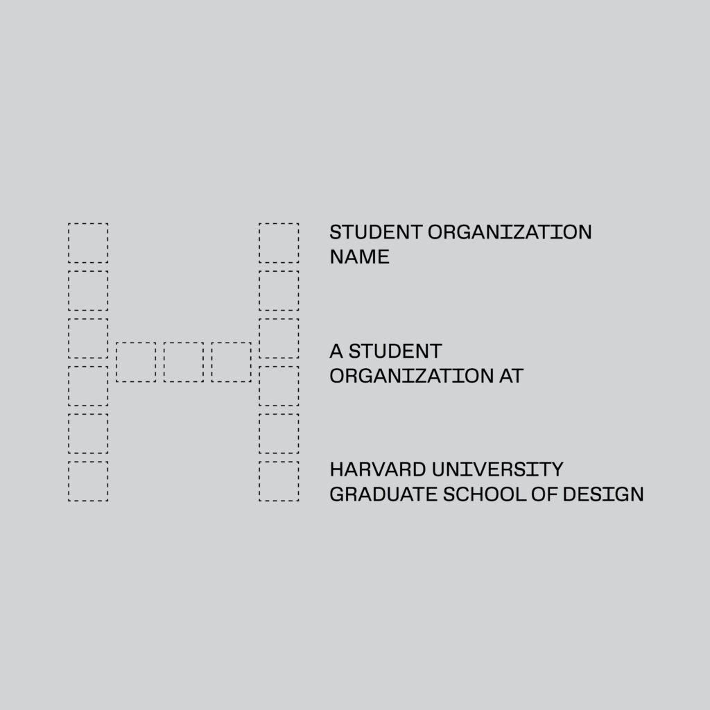 GSD logo and "student organization" text on a light grey background.