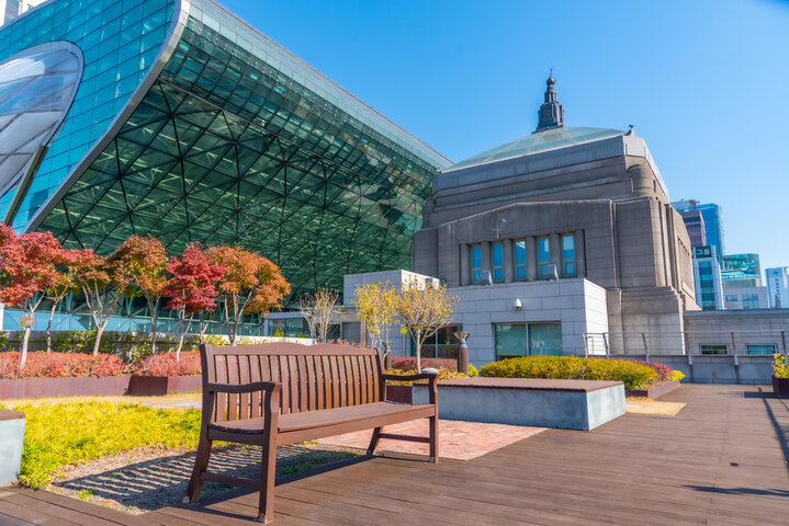 Rooftop terrace Seoul City Hall